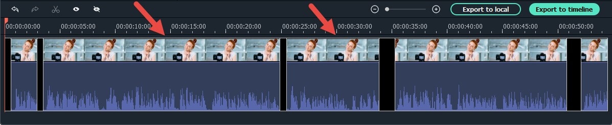 highlighted audible parts