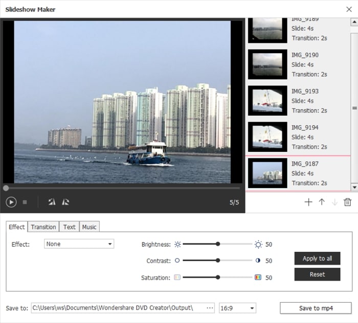 make photo slideshow