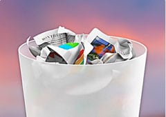 Wiederherstellung des Mac-Papierkorbs