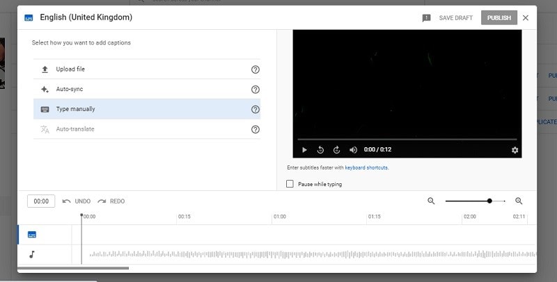 add spanish subtitles to a youtube video