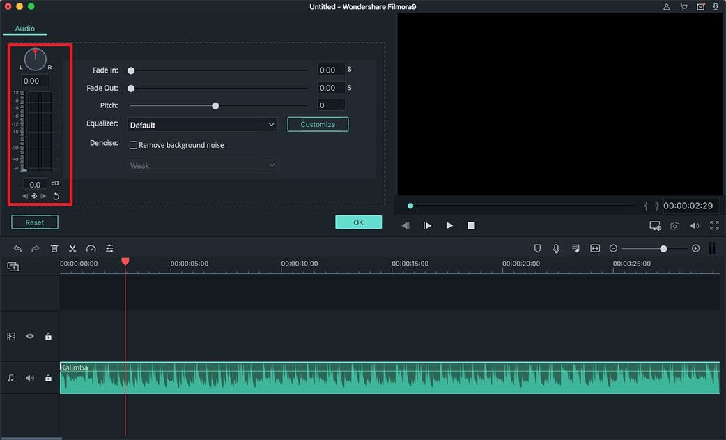 adjust audio volume