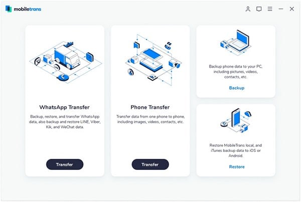 launch iphone transfer tool