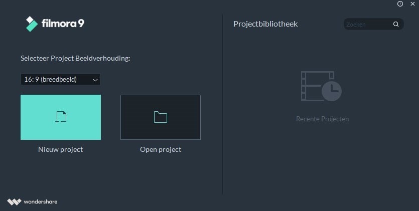 maak een project
