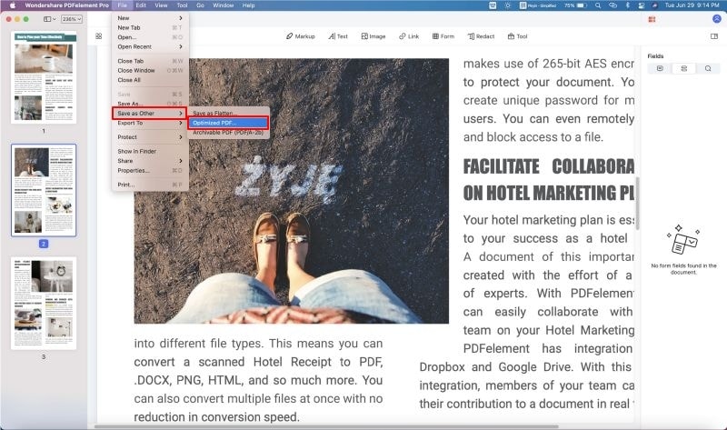 compress pdf