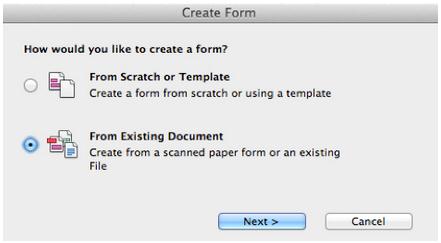 convertire pdf in forma