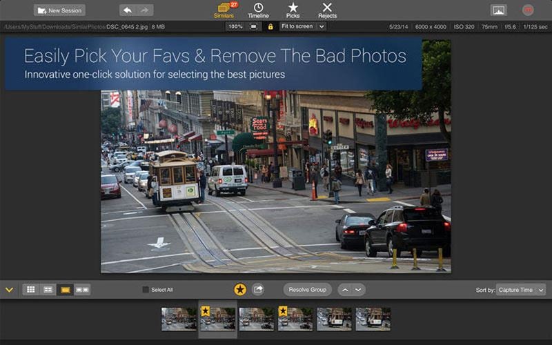 snapselect select photos
