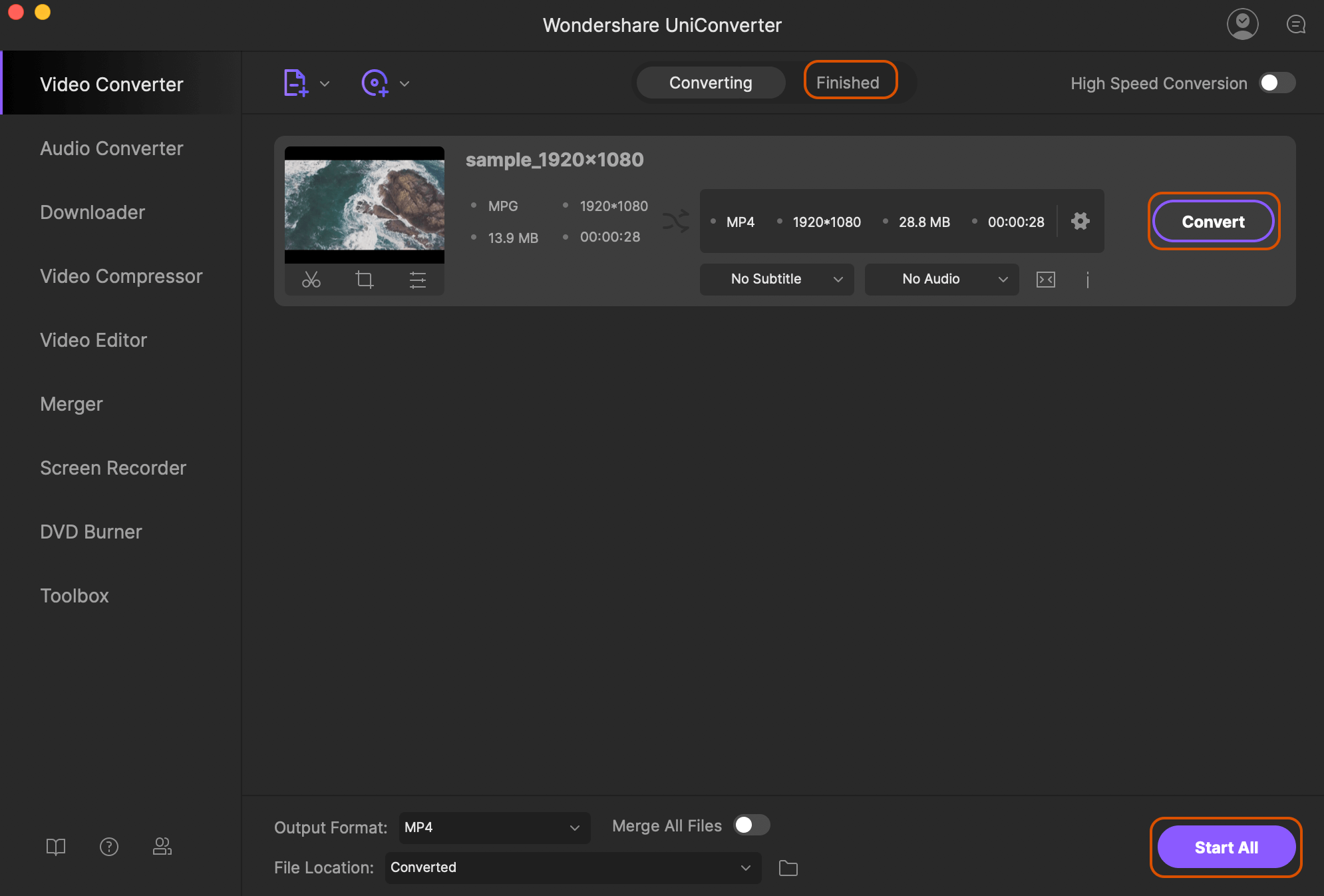 how to convert mpg to mp4