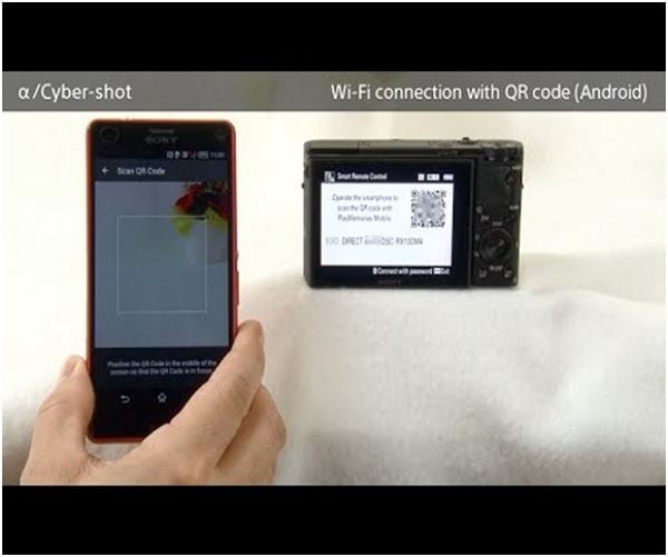 connect the QR code