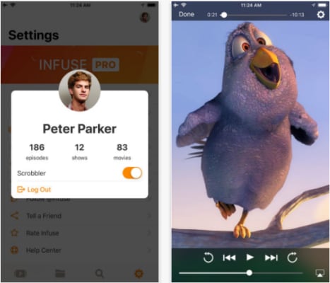 how to play a quicktime movie on iphone
