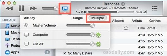 airplay quicktime auf ipad