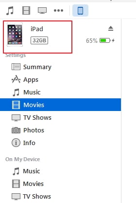 itunes convert mp4 to ipad