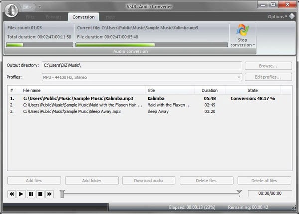 convertire flac in wav gratis
